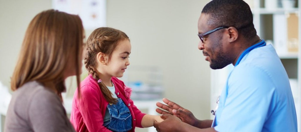 physician and child