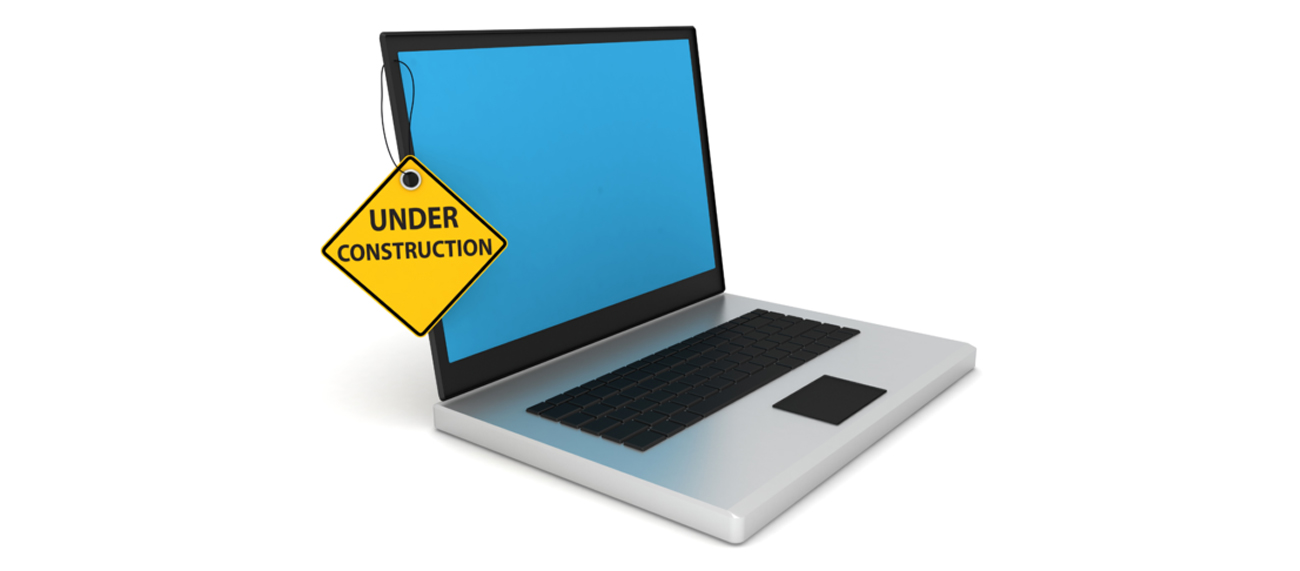 website under construction image