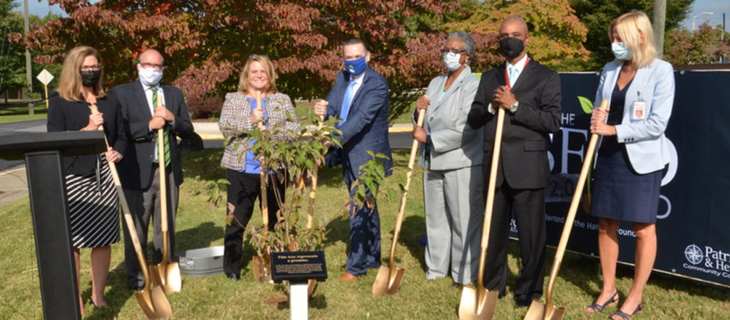 SEED Tree planting on P&HCC campus