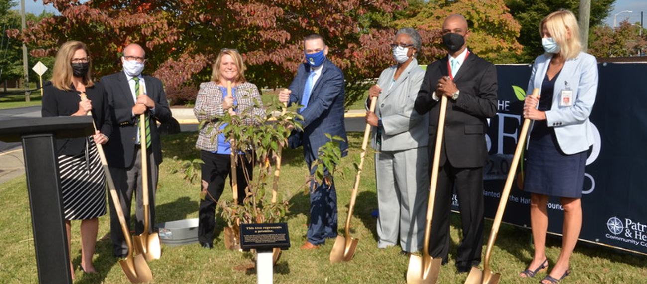SEED Tree planting on P&HCC campus
