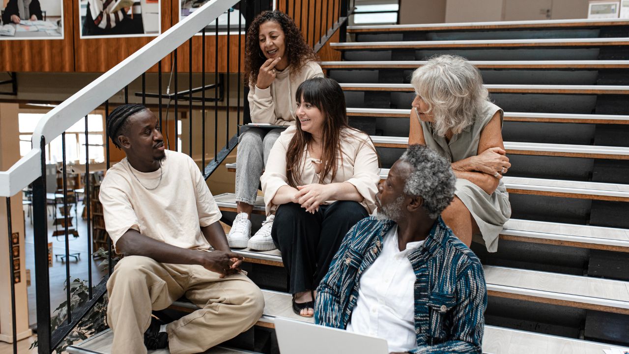group of people stock photo