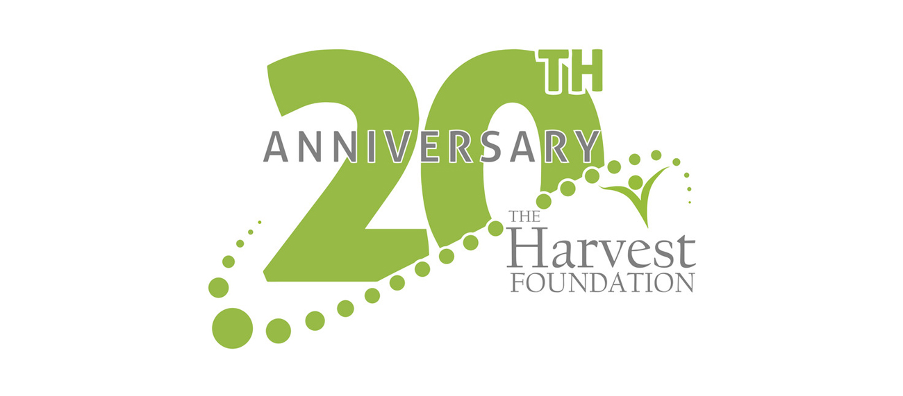 harvest 20th anniversary logo